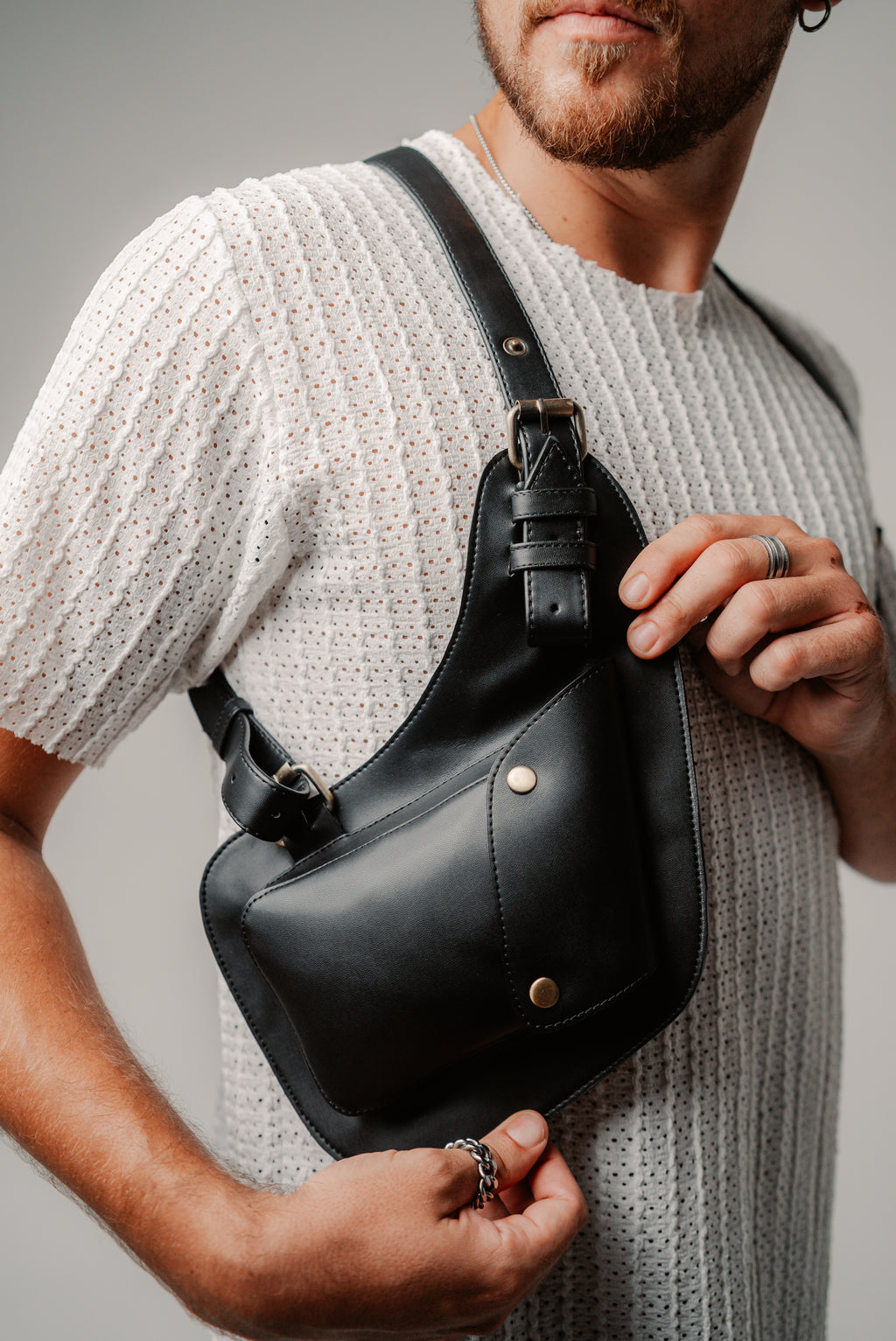 Lashasana Holster Bag— Cactus Leather