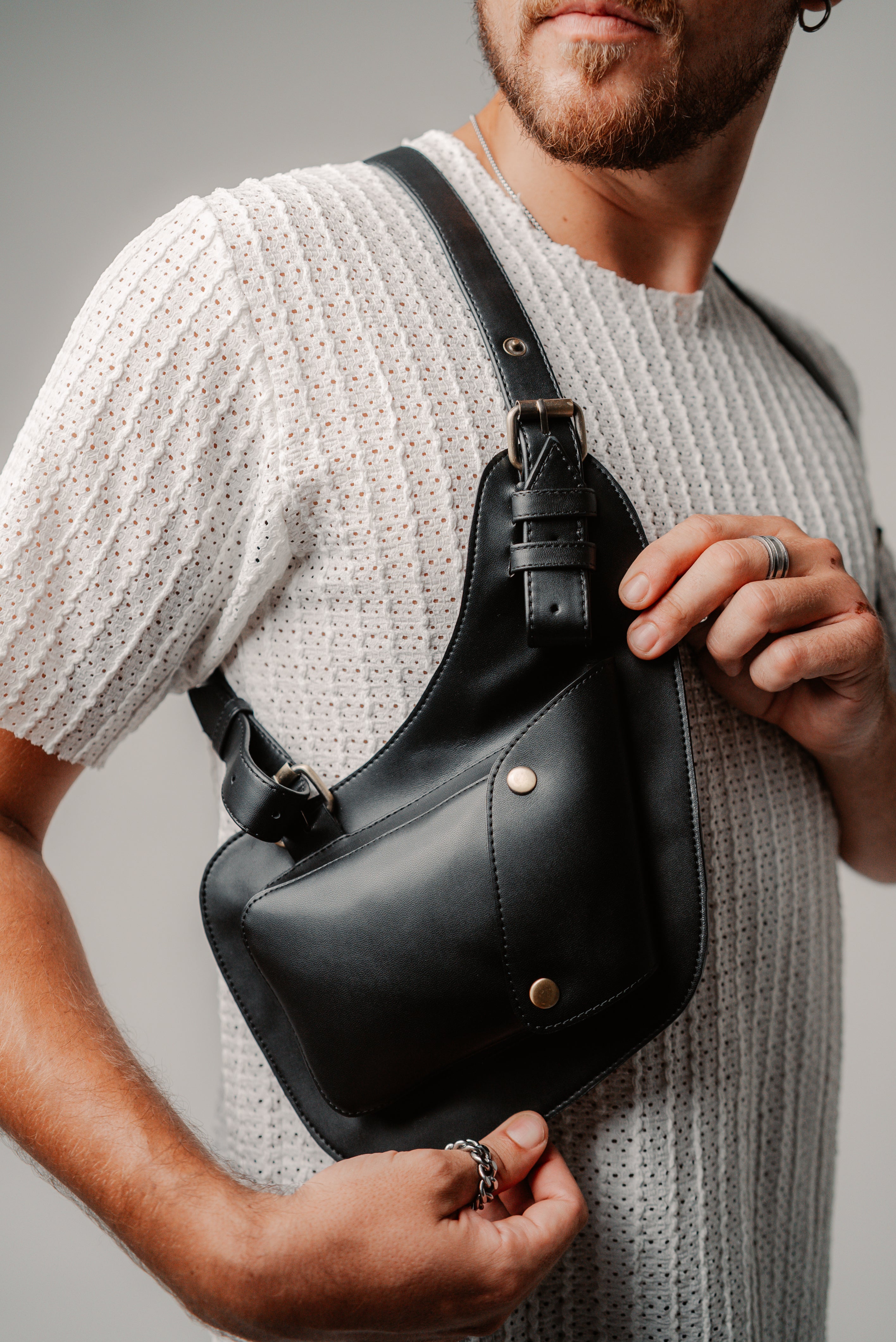 Lashasana Holster Bag— Cactus Leather
