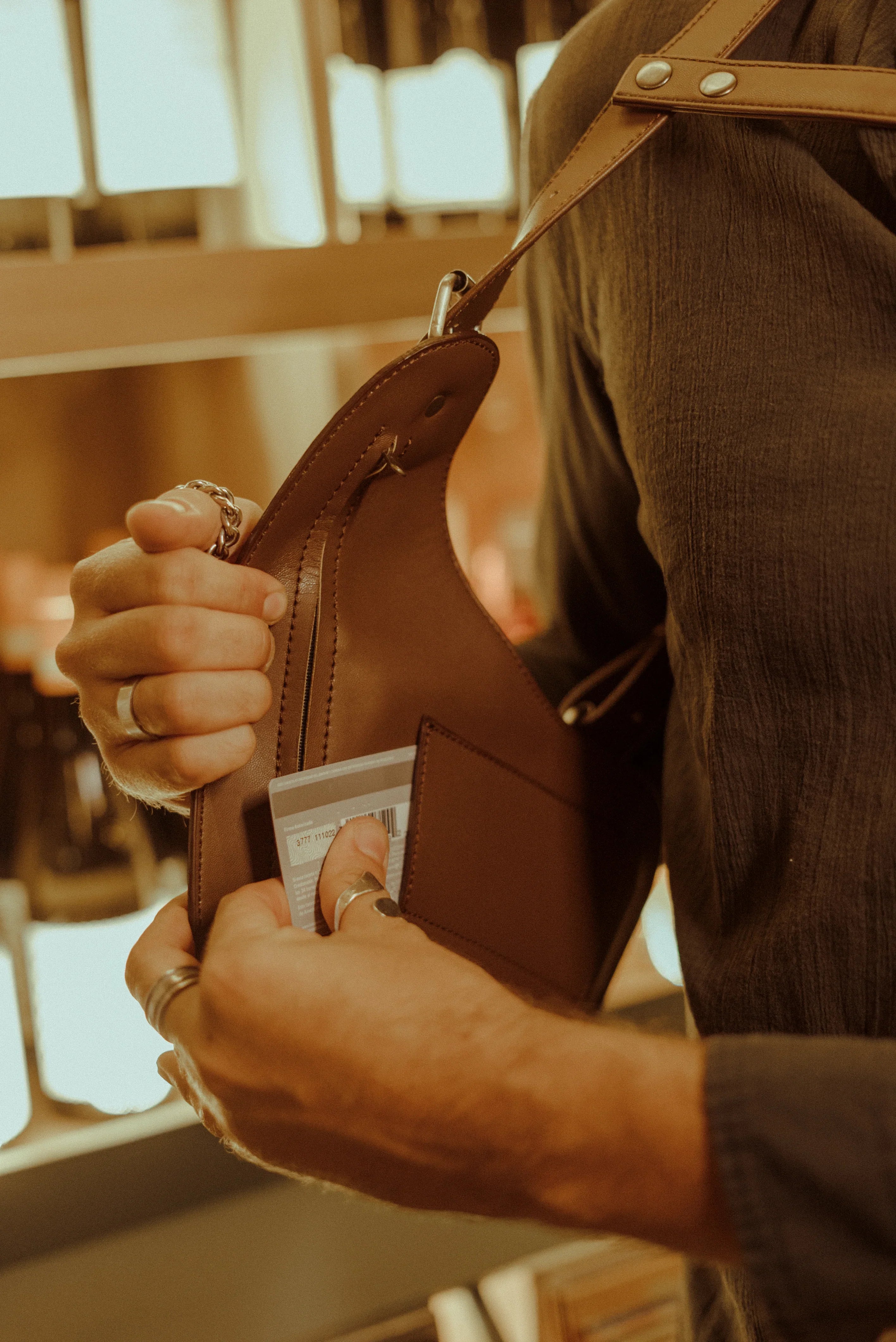 Lashasana Holster Bag— Cactus Leather