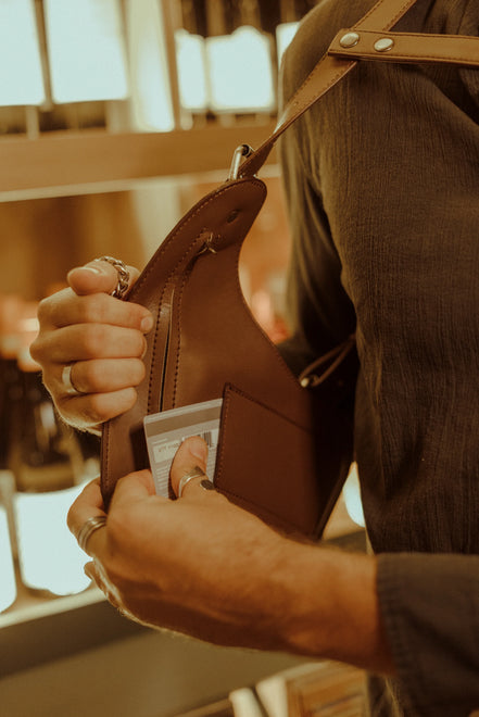 Lashasana Holster Bag— Cactus Leather